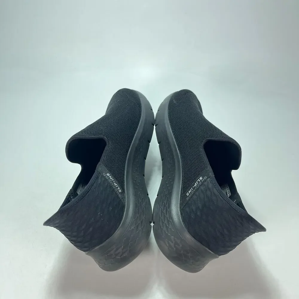 Skechers GO WALK Flex No Hand Black Casual Walking Shoes 216491WW Mens Size 10.5